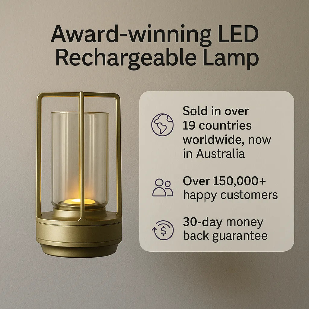 Crystal Panther Glow Lamp