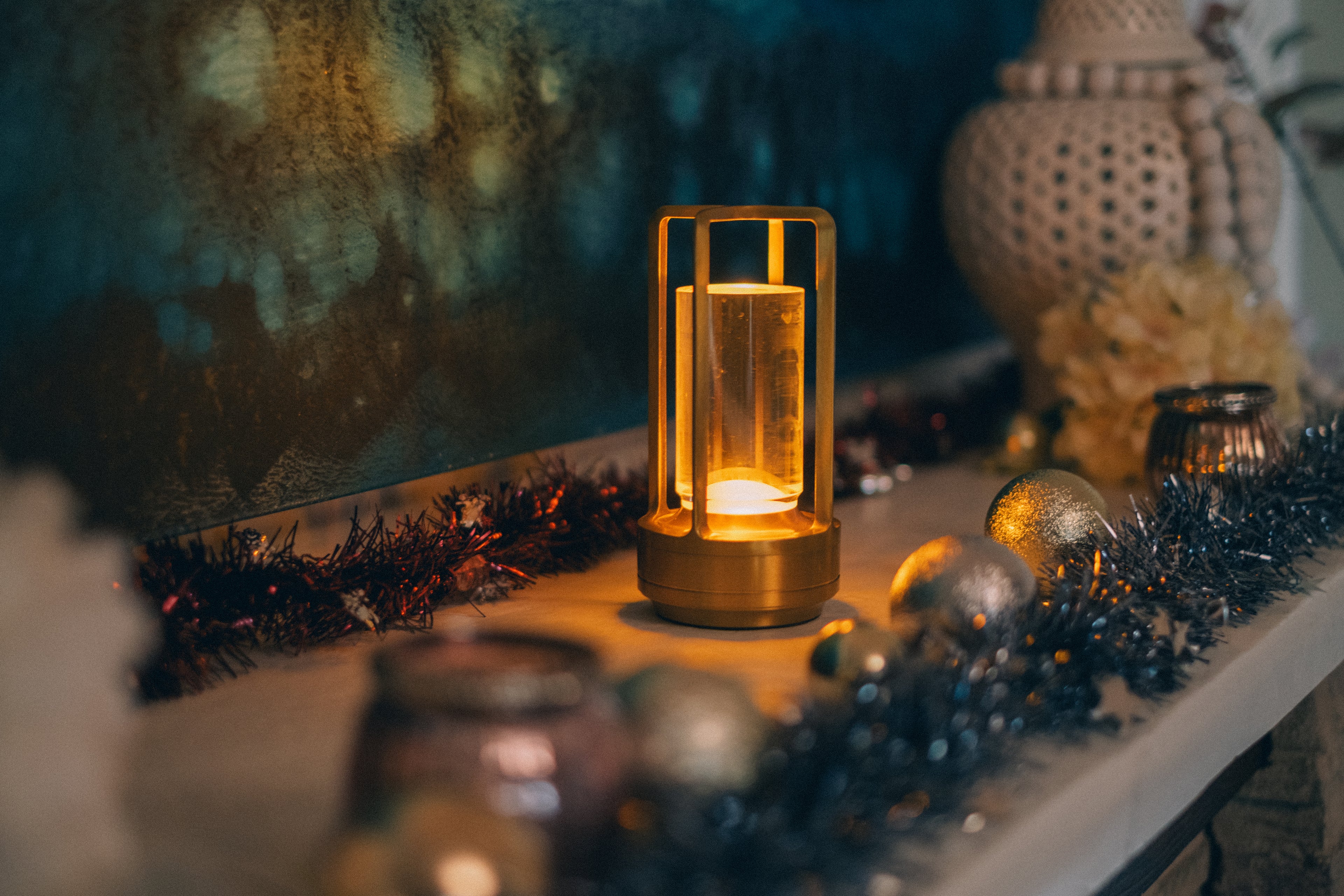 Crystal Panther Glow Lamp