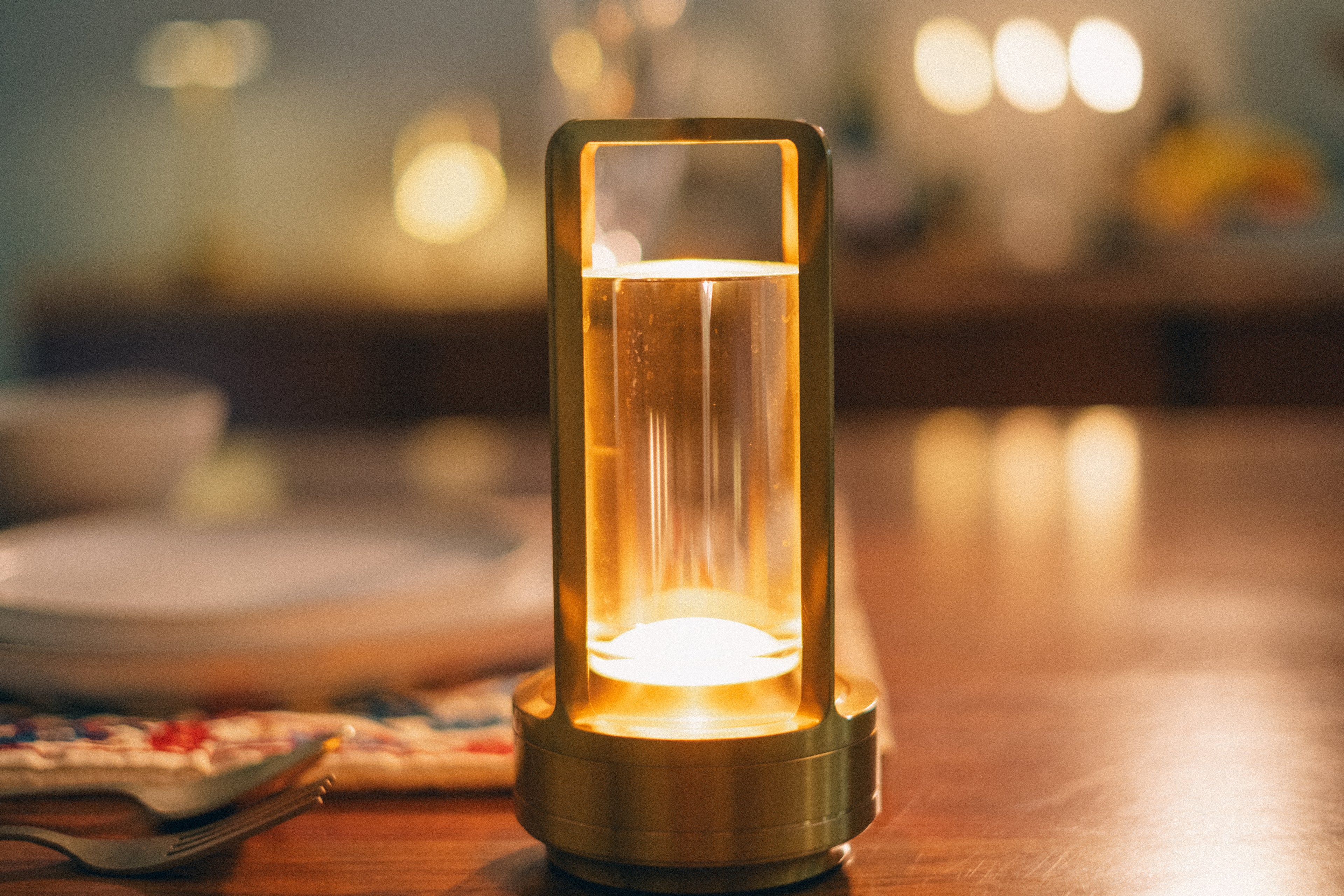 Crystal Panther Glow Lamp