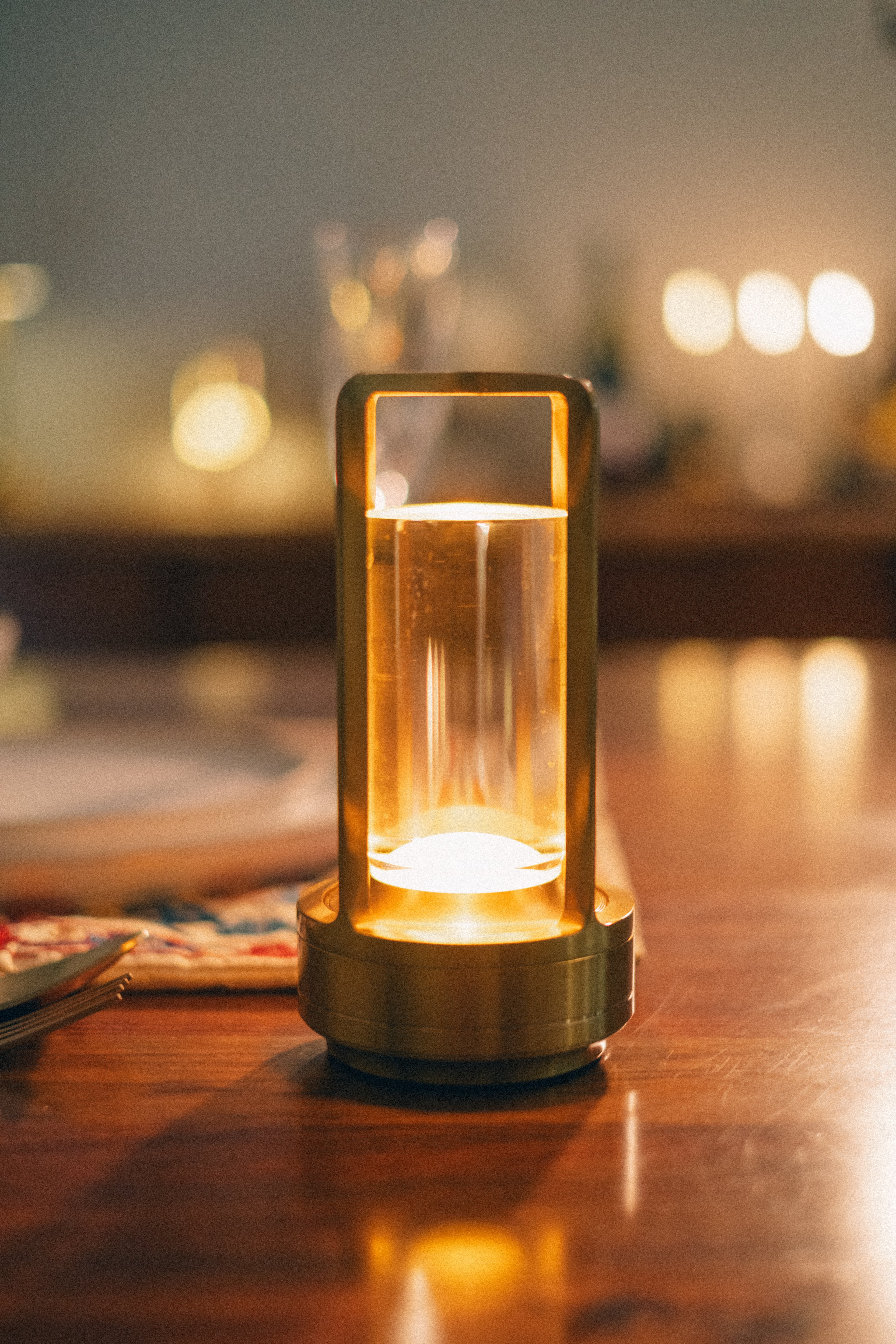 Crystal Panther Glow Lamp