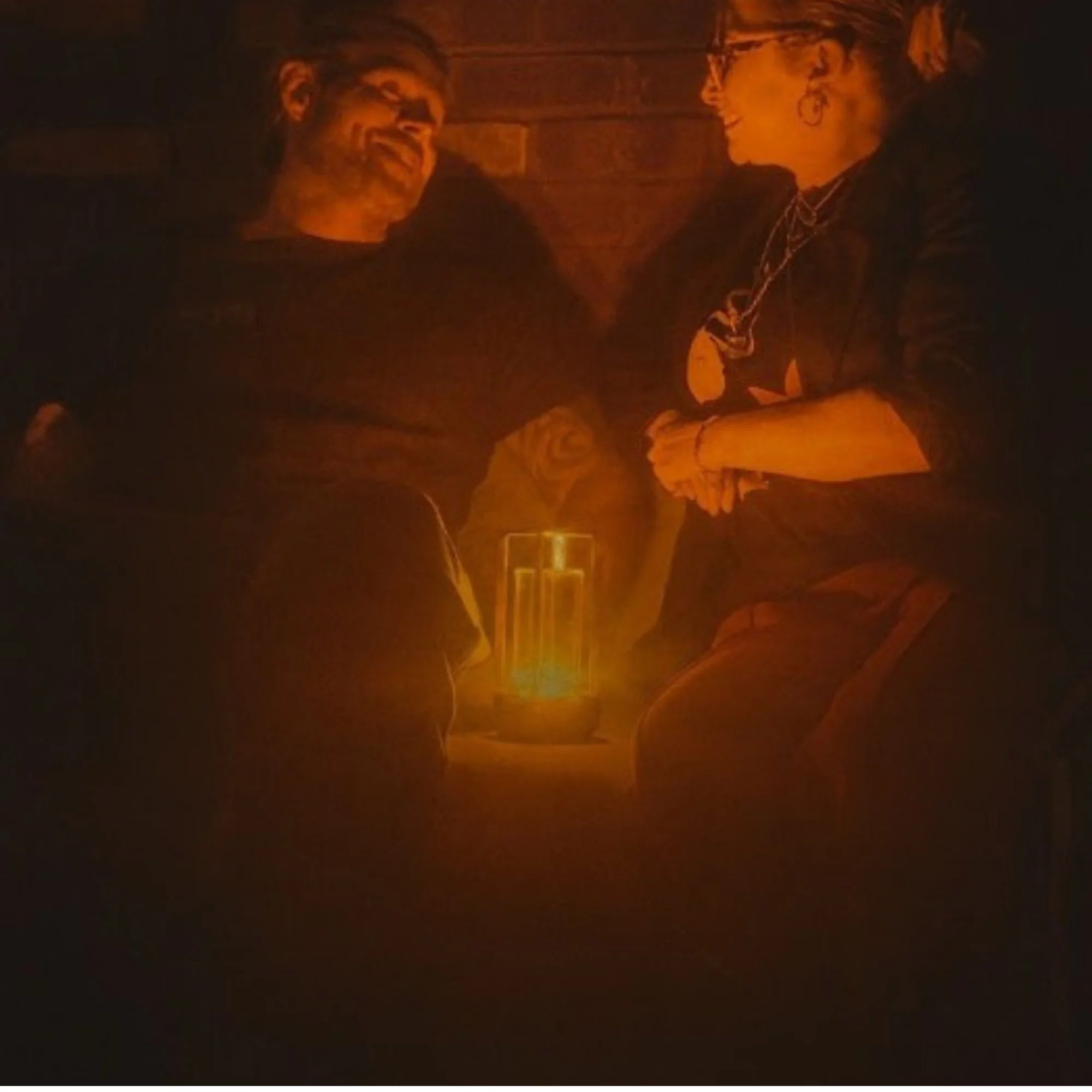 Crystal Panther Glow Lamp