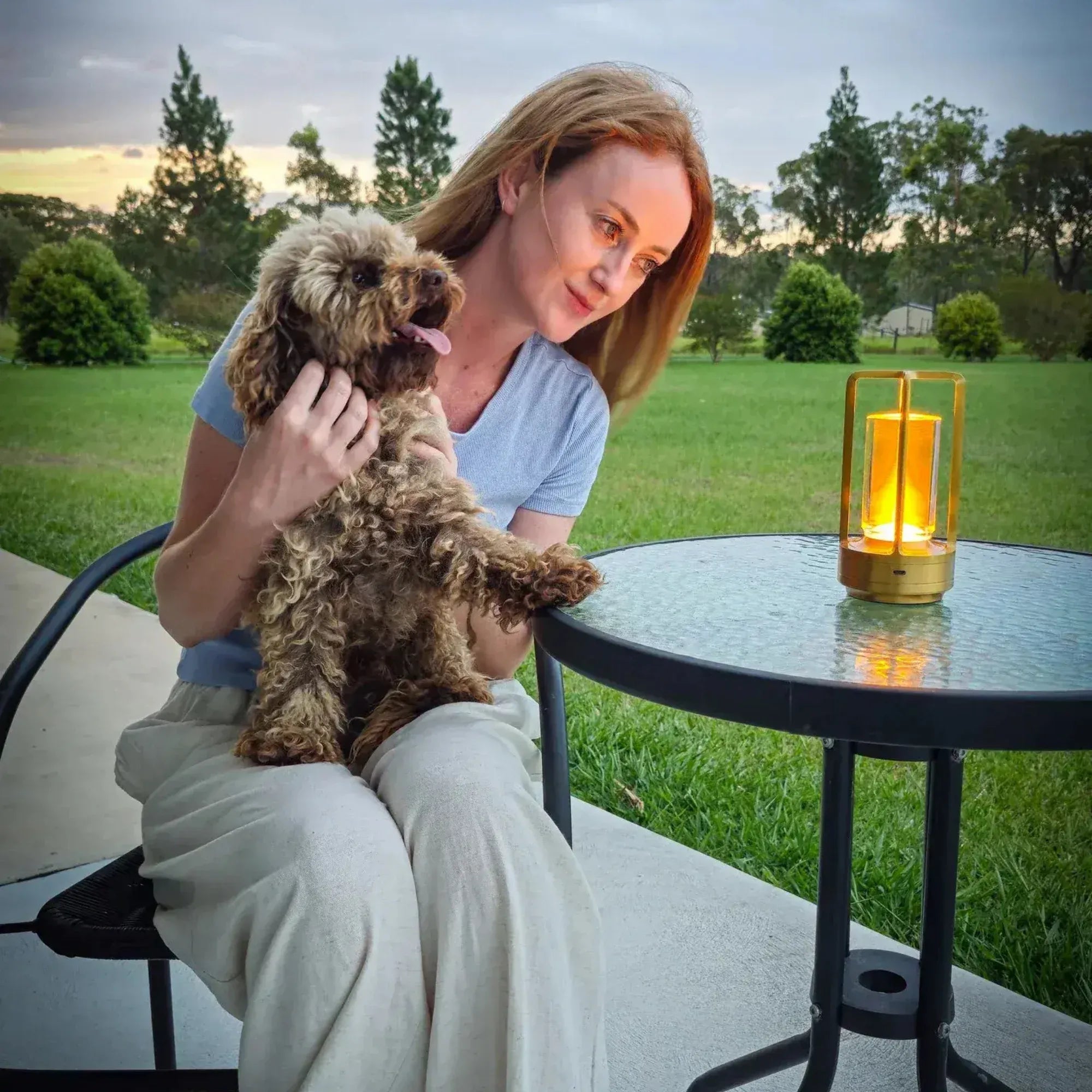 Crystal Panther Glow Lamp