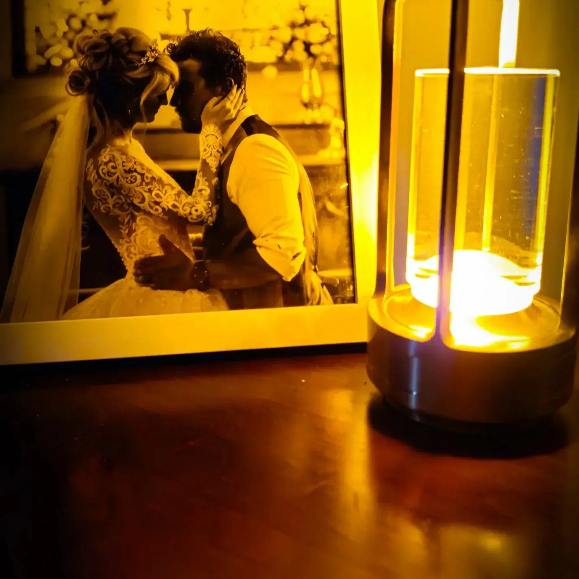 Crystal Panther Glow Lamp