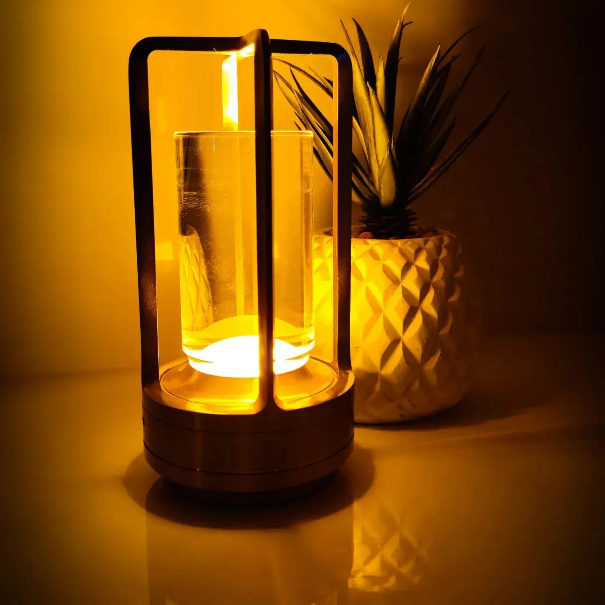 Crystal Panther Glow Lamp