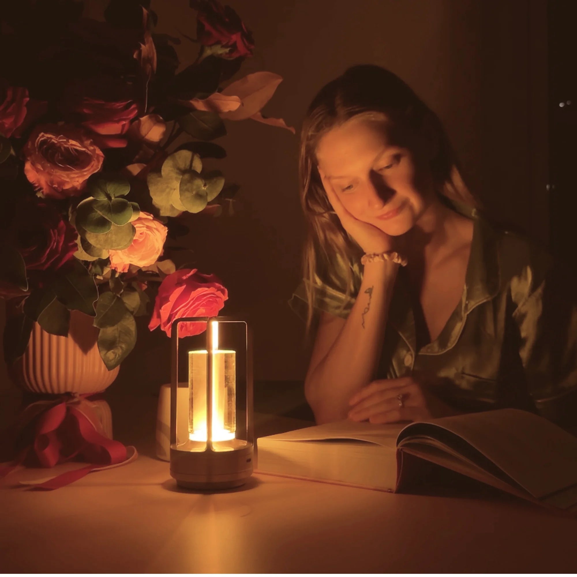 Crystal Panther Glow Lamp