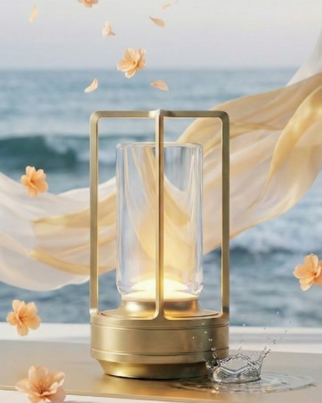 Crystal Panther Glow Lamp